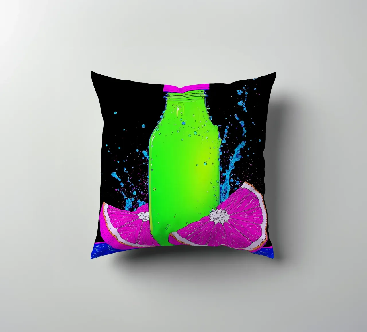 Succo di frutta - Pop Art cuscino da ColorCrash Gallery