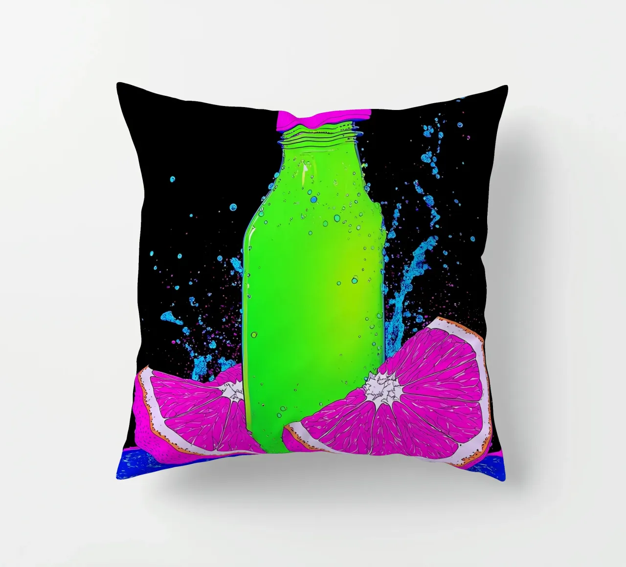 Succo di frutta - Pop Art cuscino da ColorCrash Gallery