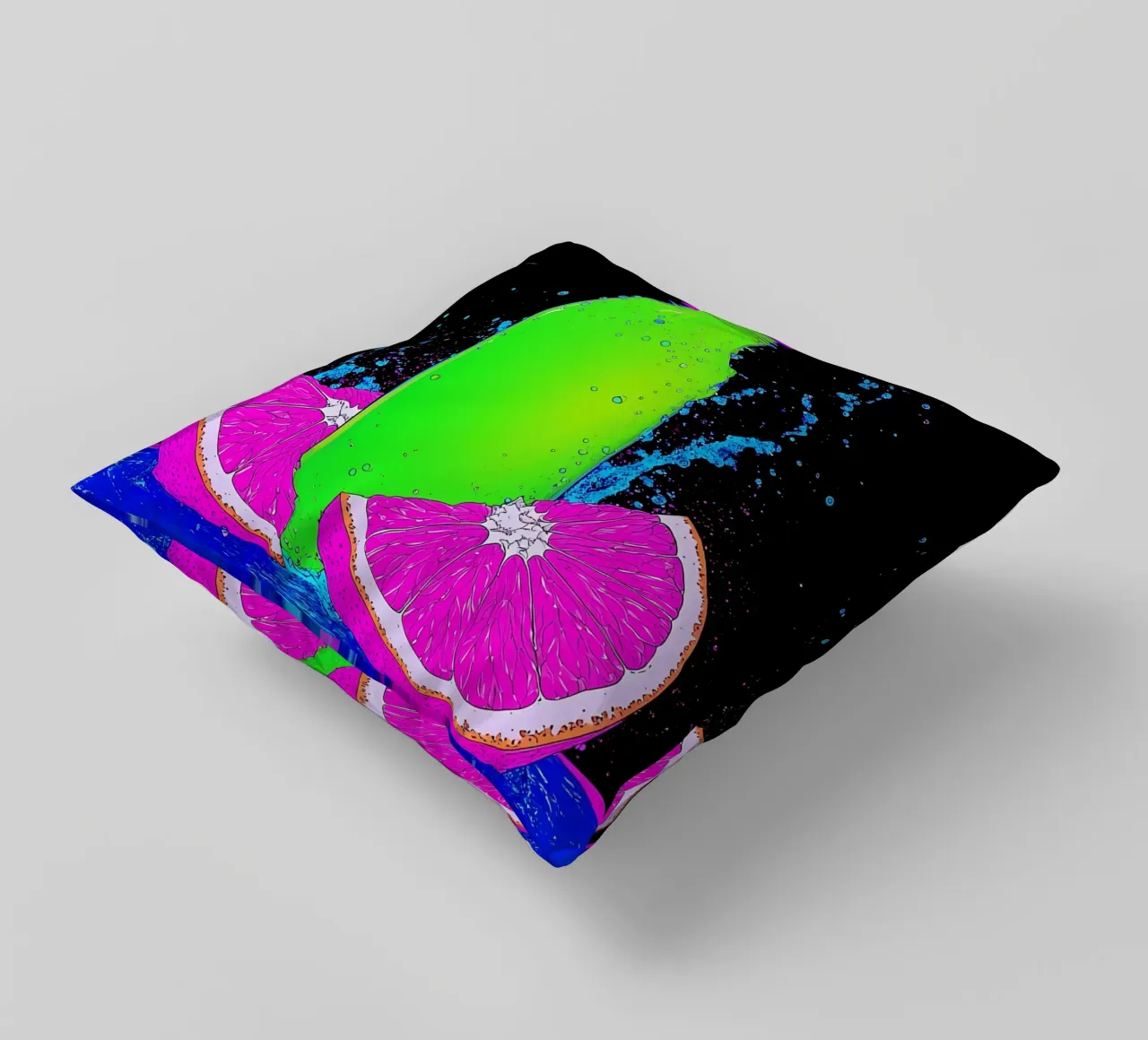 Succo di frutta - Pop Art cuscino da ColorCrash Gallery