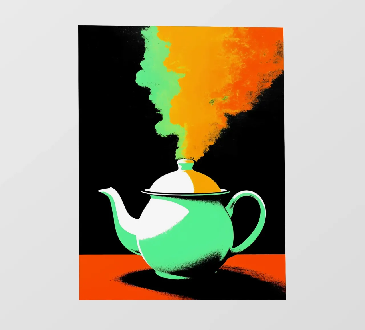 Teiera - Pop Art telo in pvc da ColorCrash Gallery