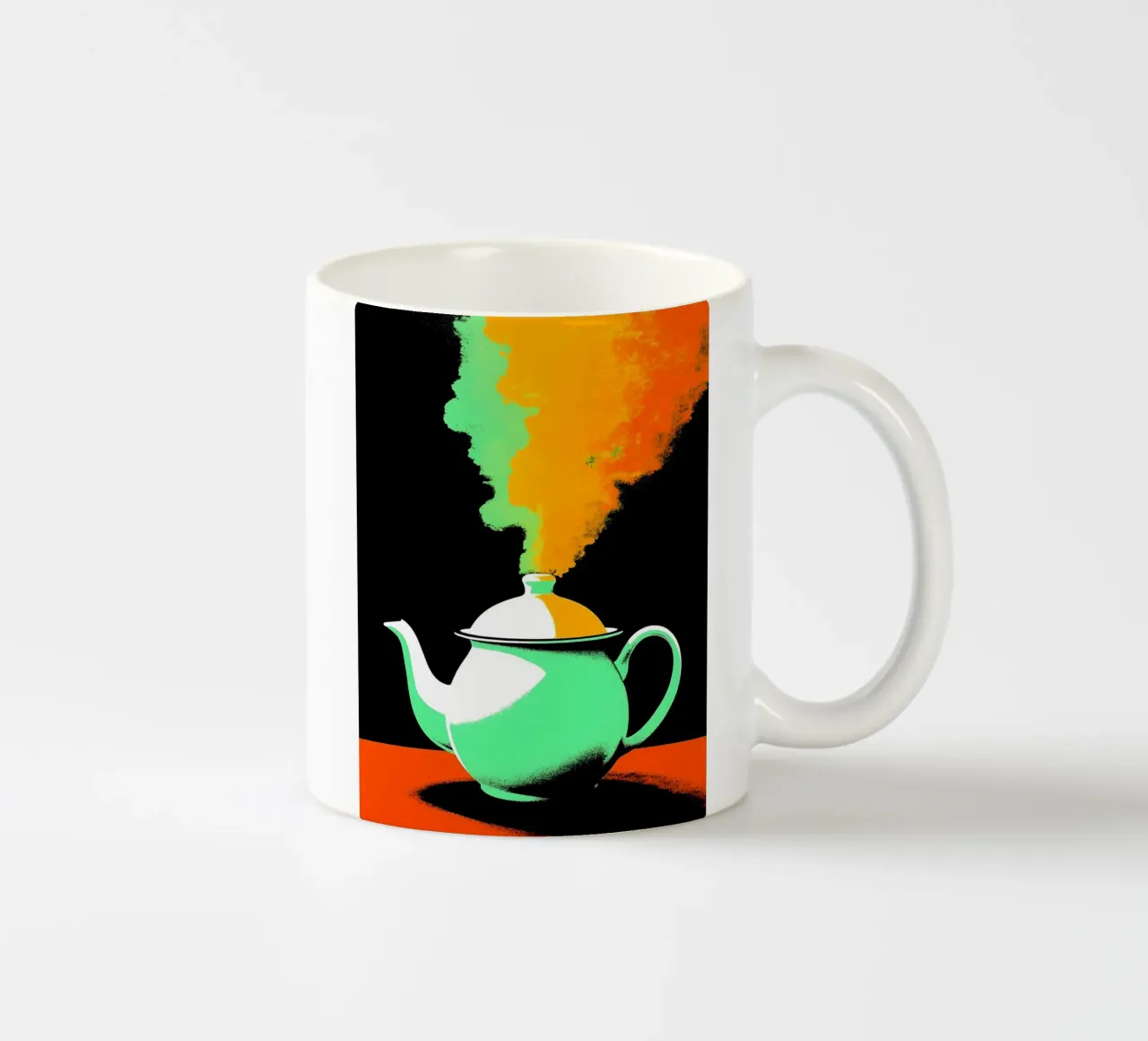 Teiera - Pop Art tazza in ceramica da ColorCrash Gallery