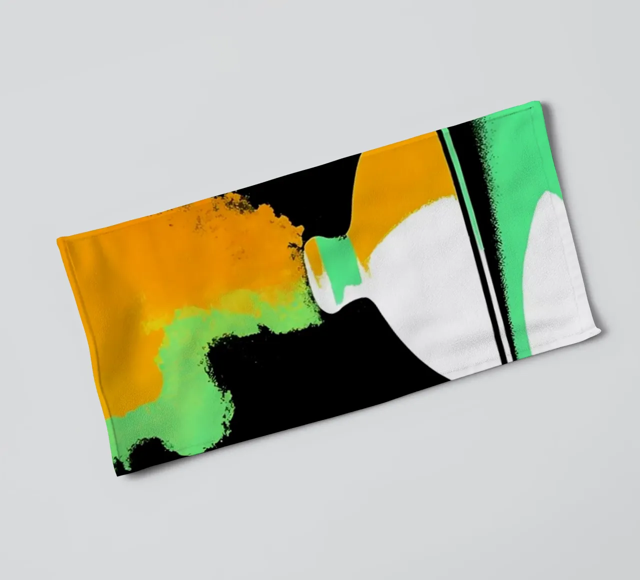 Teiera - Pop Art asciugamano da bagno da ColorCrash Gallery