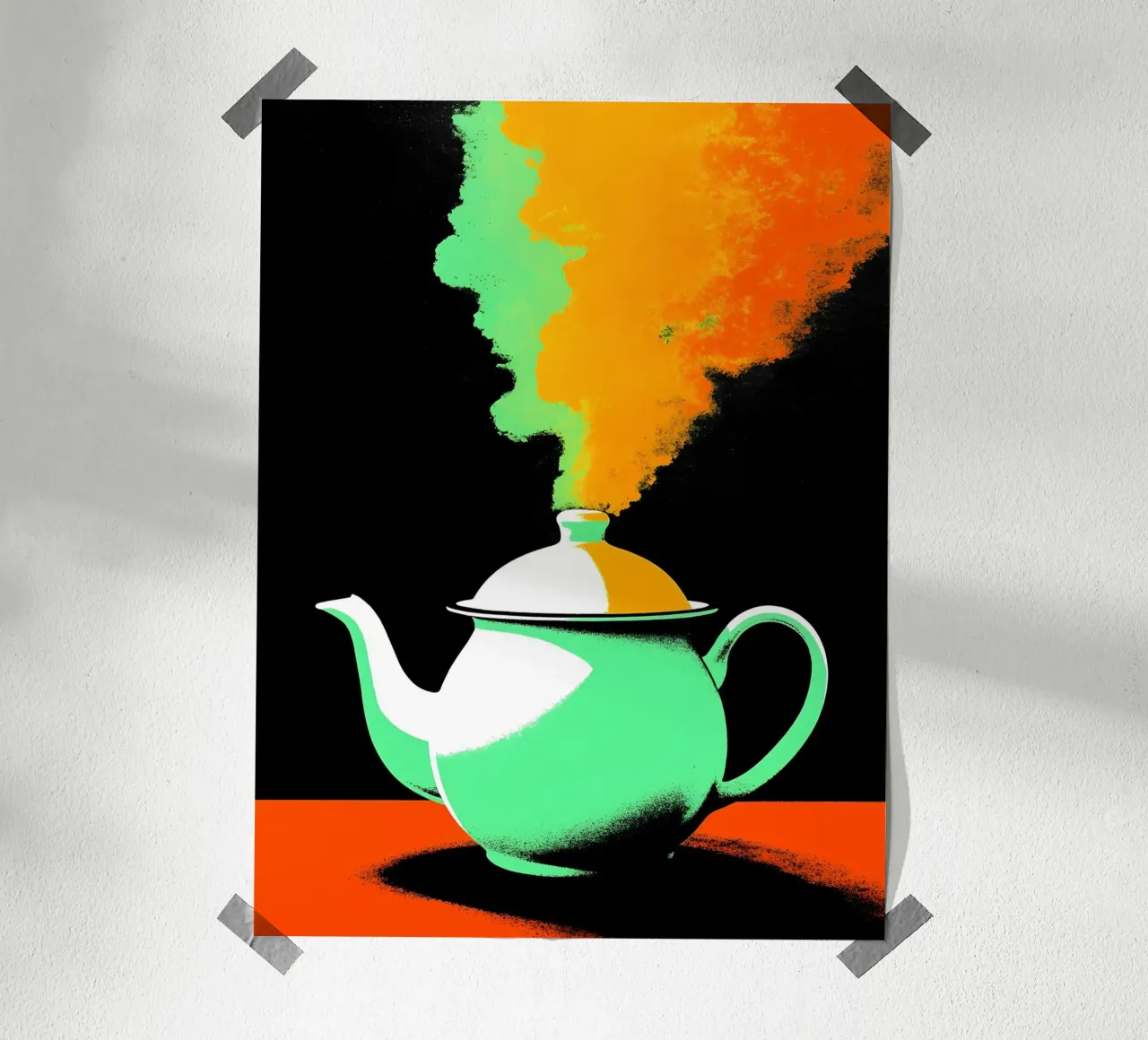 Teiera - Pop Art carta hahnemühle da ColorCrash Gallery