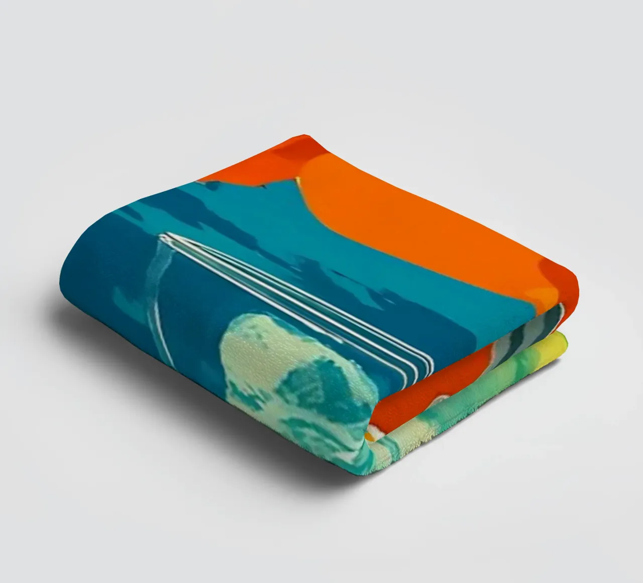 Bere in spiaggia - Pop Art asciugamano da bagno da ColorCrash Gallery