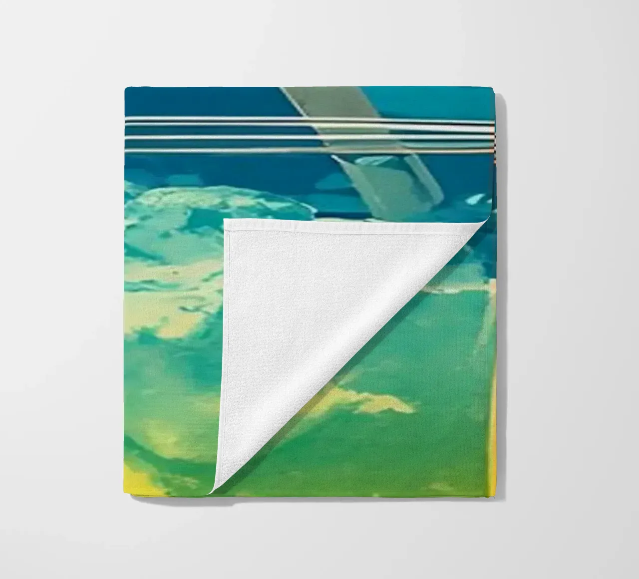 Bere in spiaggia - Pop Art telo mare da ColorCrash Gallery