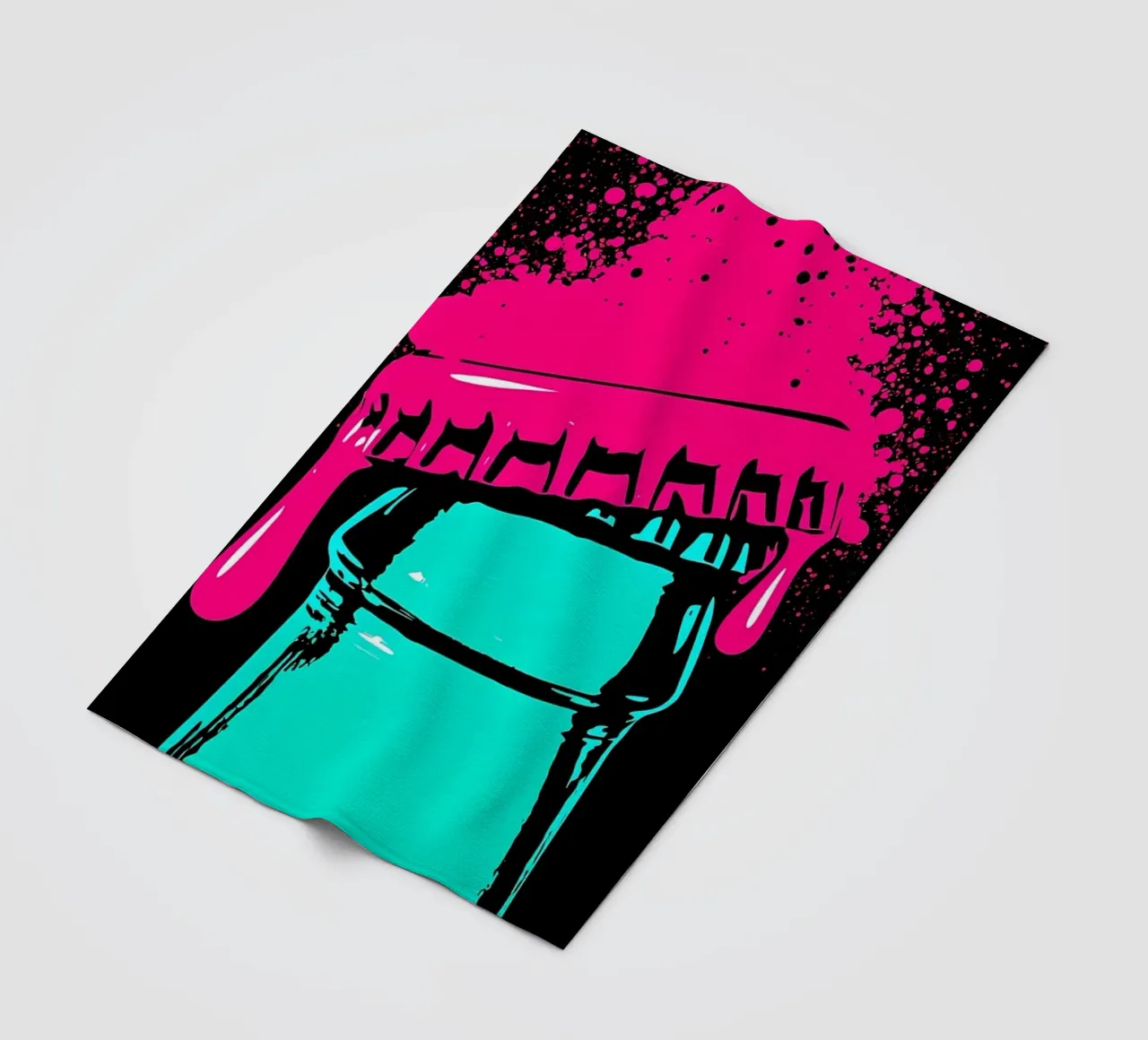 Bevanda rinfrescante - Pop Art coperta in pile da ColorCrash Gallery