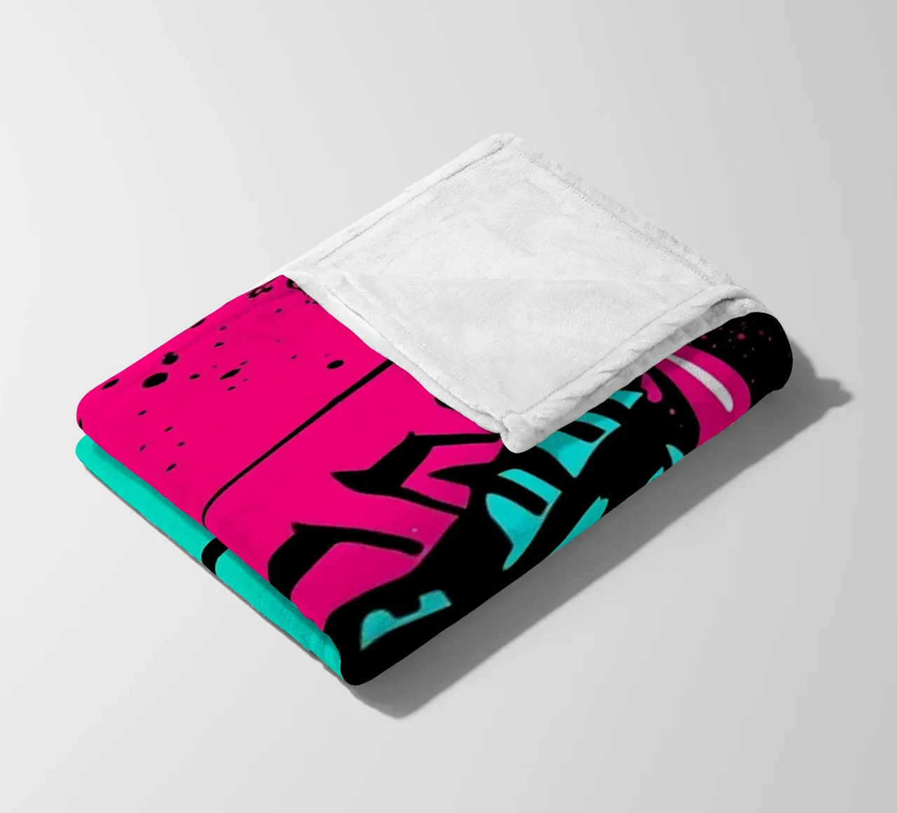 Bevanda rinfrescante - Pop Art coperta in pile da ColorCrash Gallery