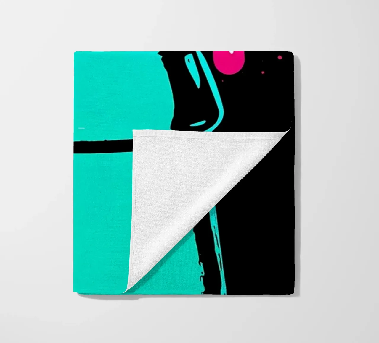 Bebida refrescante - Pop Art toalla de playa de ColorCrash Gallery
