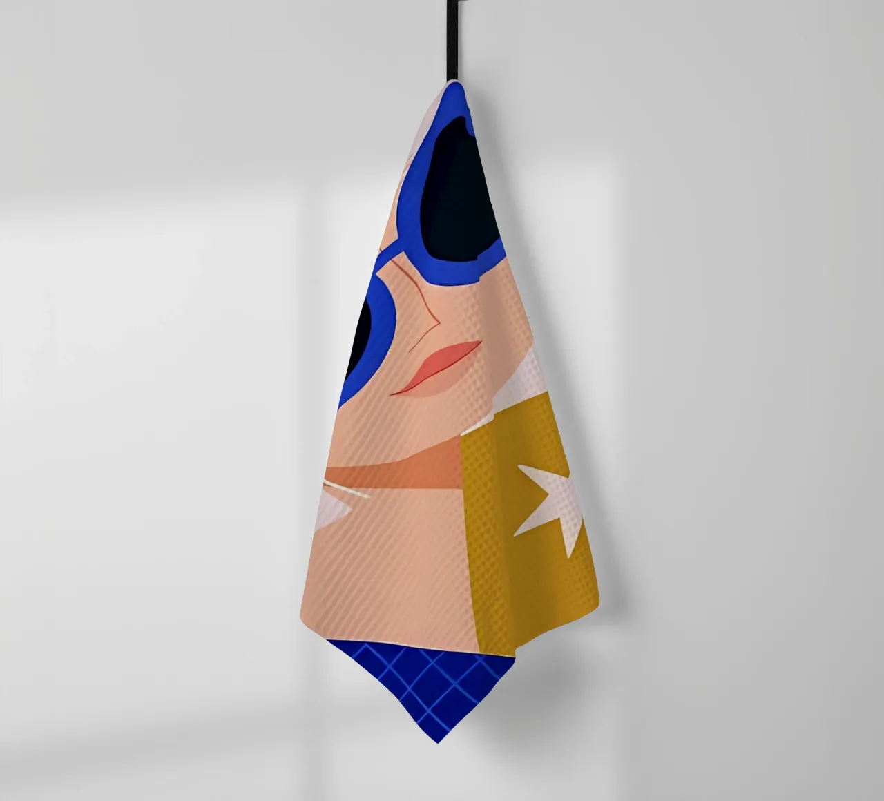 Minimalist Art Poster 423 tea towel by ahmiaLodri
