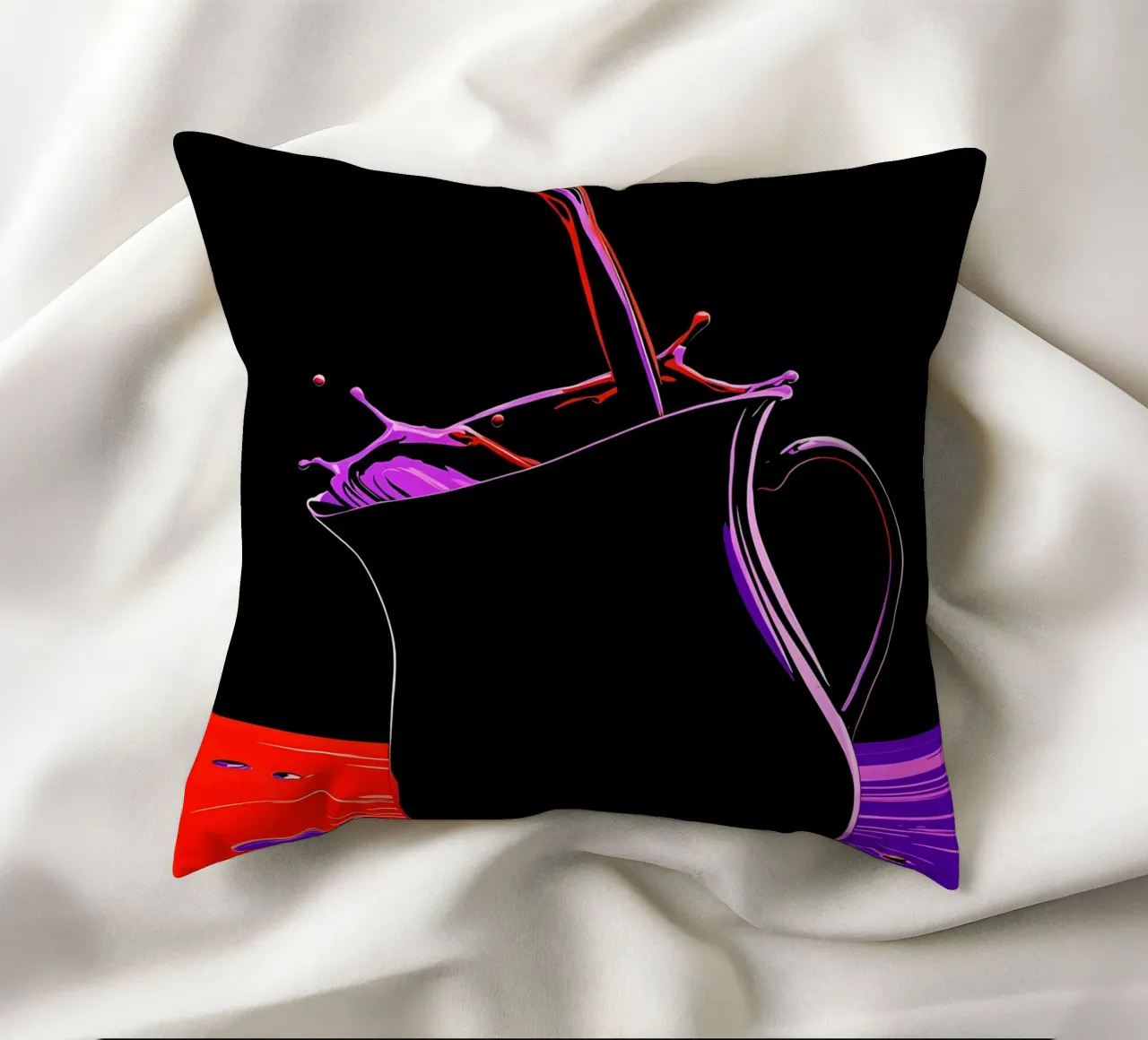 Acqua in brocca - Pop Art cuscino da ColorCrash Gallery
