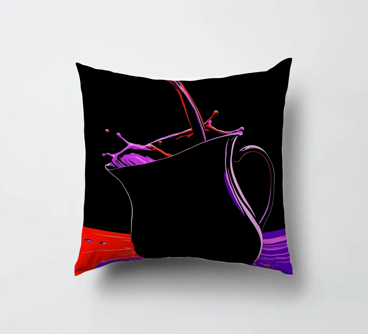 Acqua in brocca - Pop Art cuscino da ColorCrash Gallery