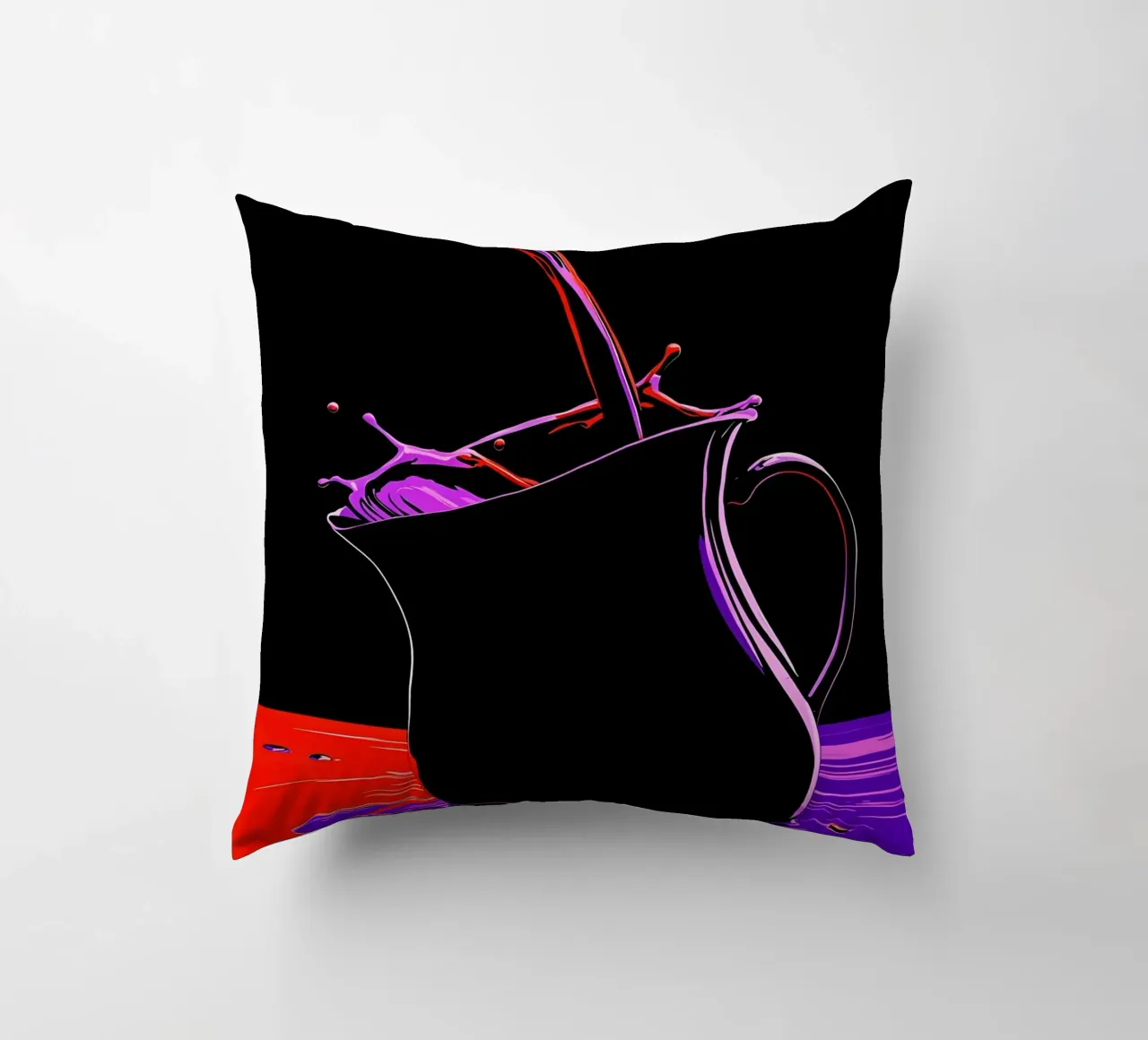 Acqua in brocca - Pop Art cuscino da ColorCrash Gallery