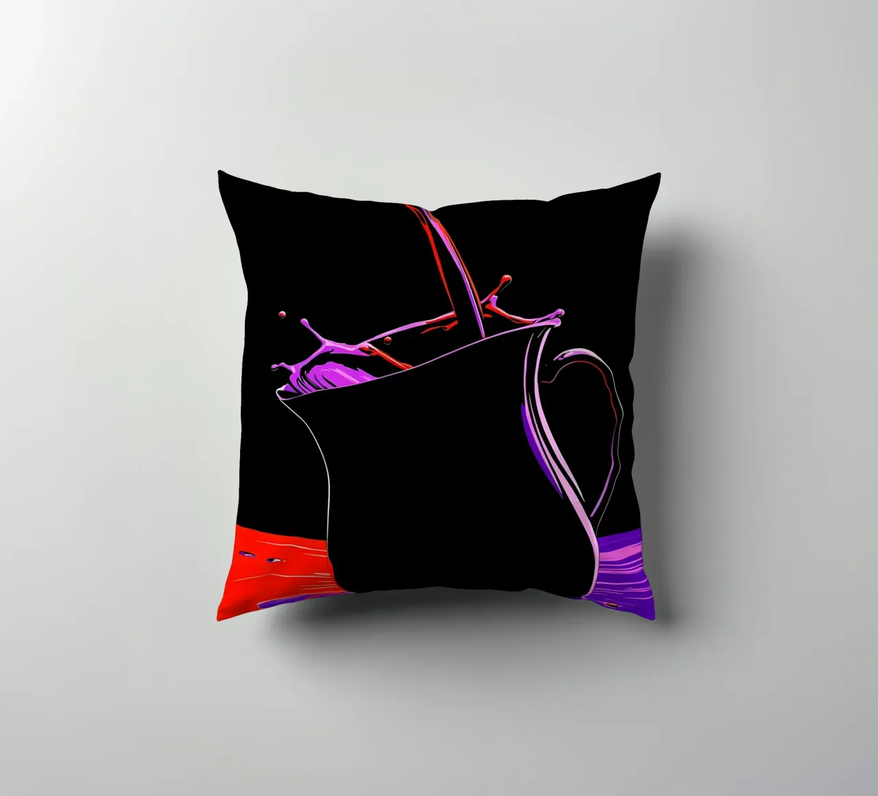 Acqua in brocca - Pop Art cuscino da ColorCrash Gallery