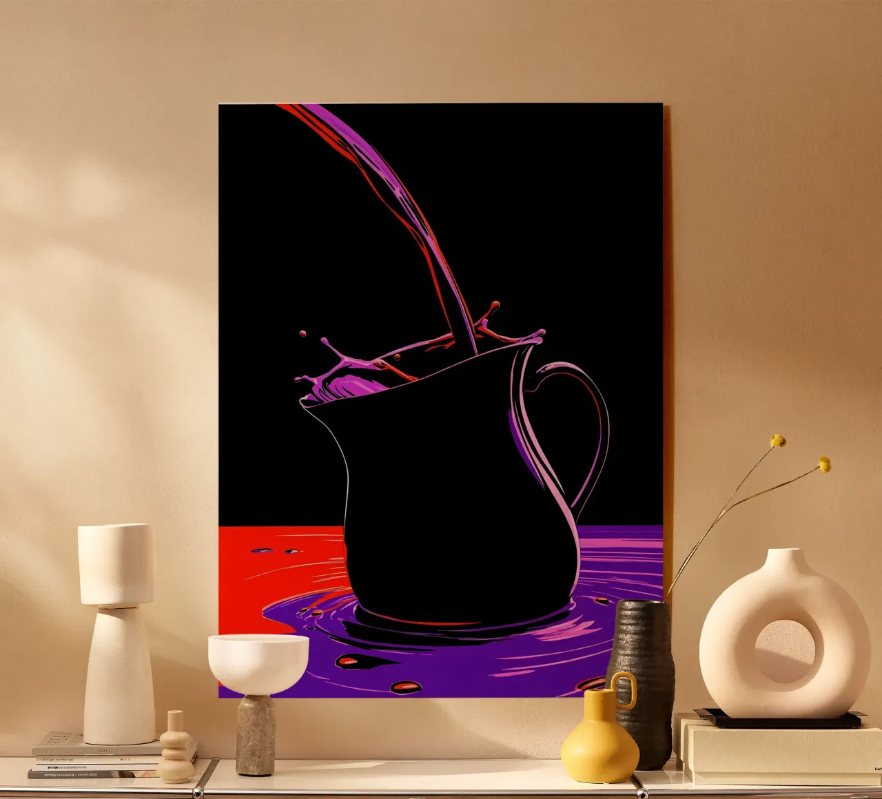 Acqua in brocca - Pop Art plexiglass da ColorCrash Gallery