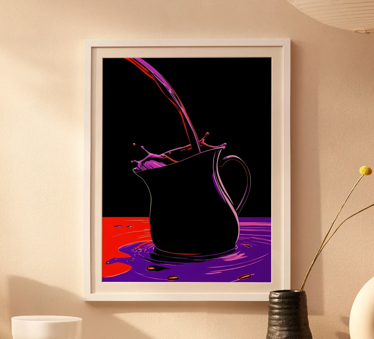 Acqua in brocca - Pop Art carta hahnemühle da ColorCrash Gallery