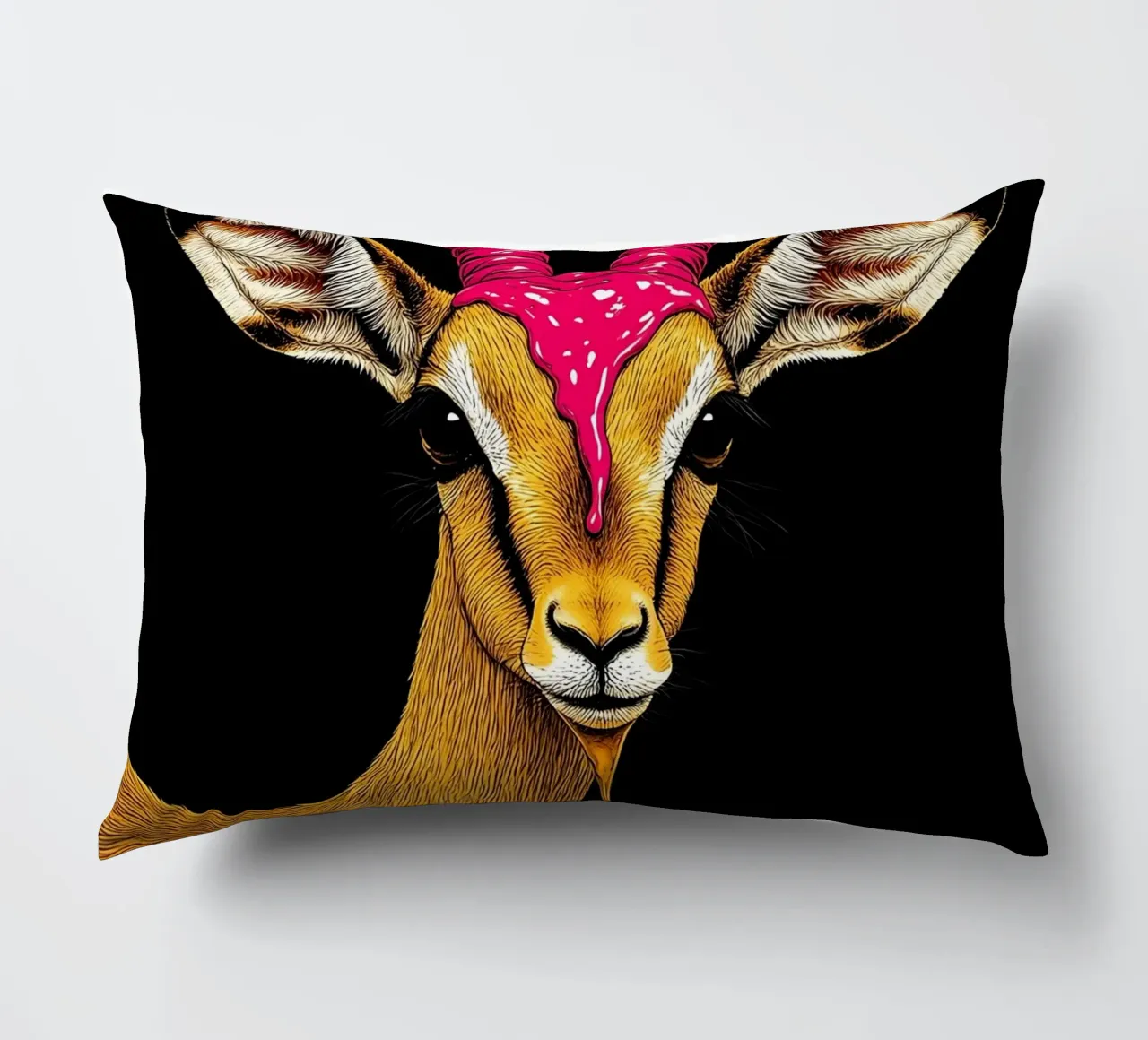 Antilope - Pop Art cuscino da ColorCrash Gallery