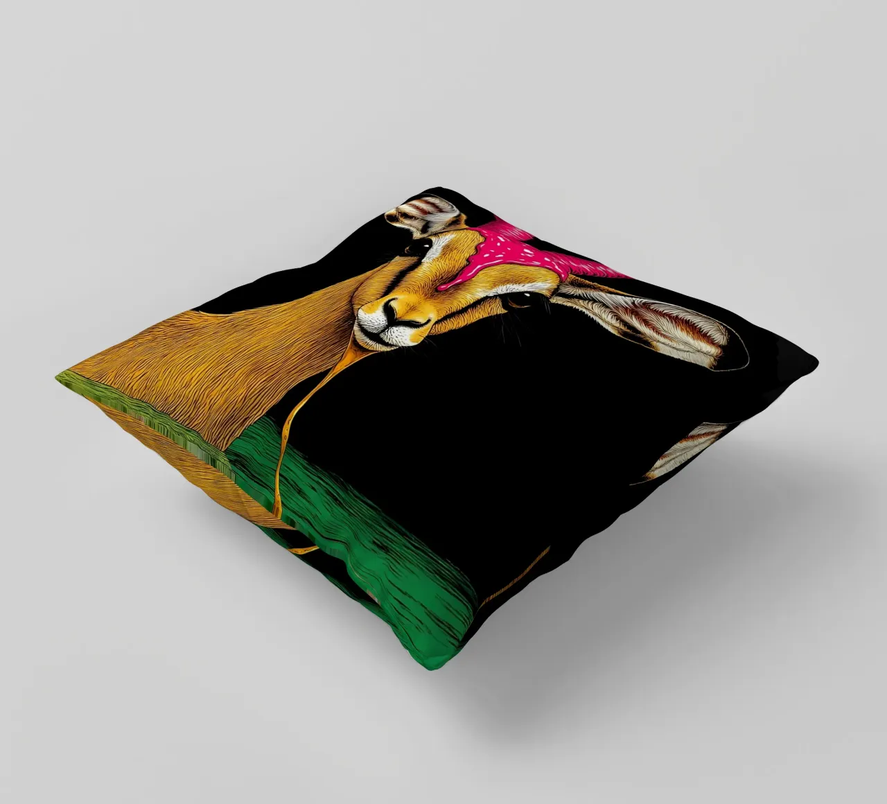 Antilope - Pop Art cuscino da ColorCrash Gallery