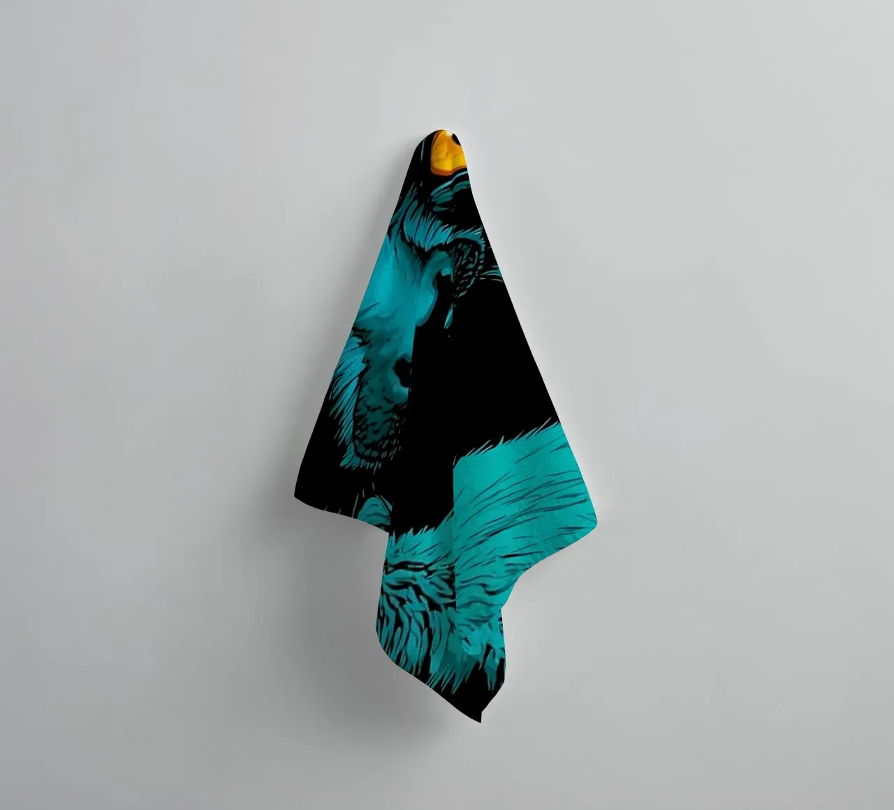 Lemure - Pop Art asciugamano da bagno da ColorCrash Gallery