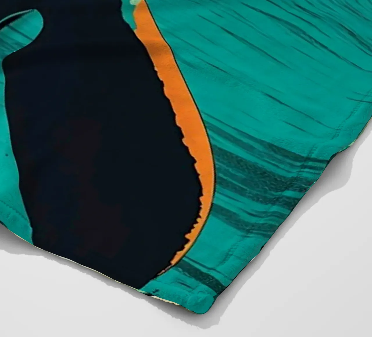 Delfin - Pop Art Fleecedecke von ColorCrash Gallery