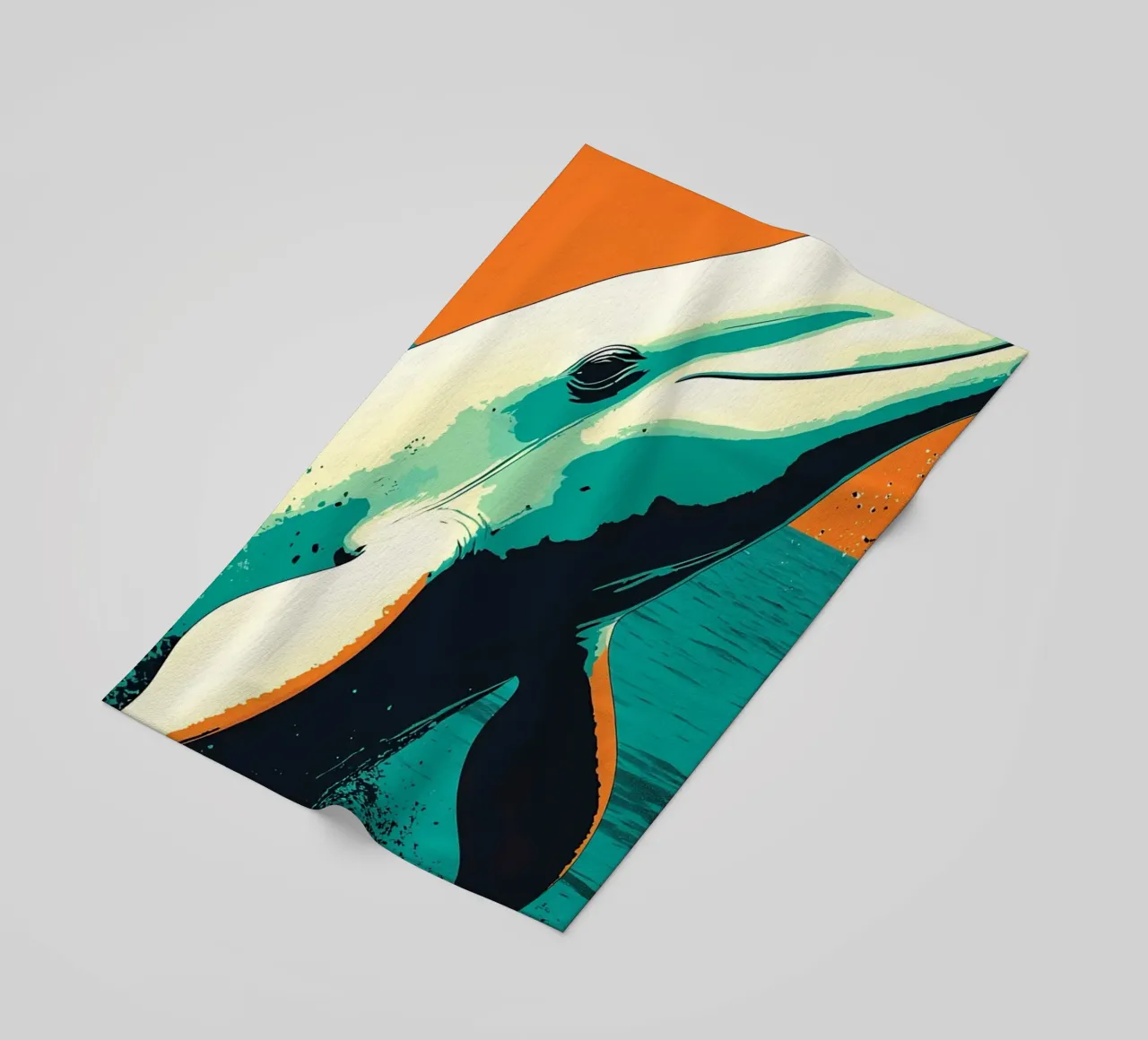 Delfino - Pop Art telo mare da ColorCrash Gallery