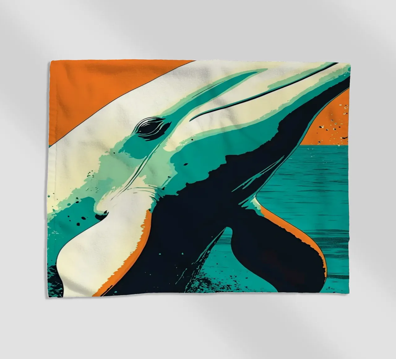 Delfino - Pop Art telo mare da ColorCrash Gallery