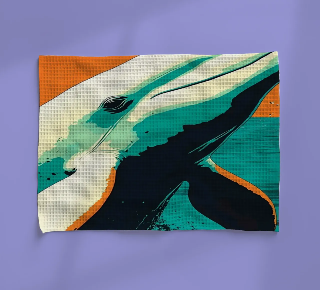 Delfino - Pop Art canovaccio da cucina da ColorCrash Gallery