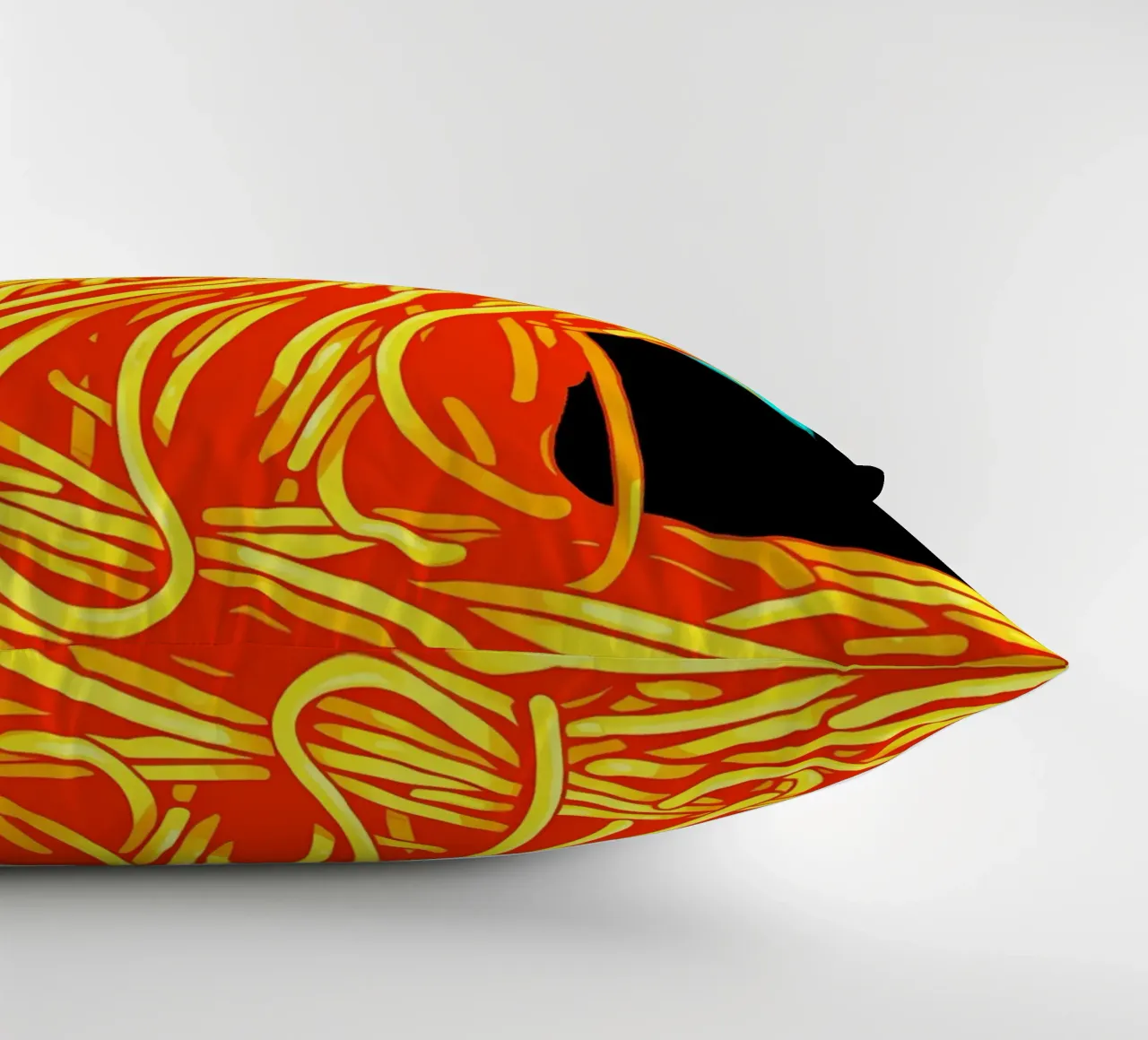 Spaghetti - Pop Art cuscino da ColorCrash Gallery