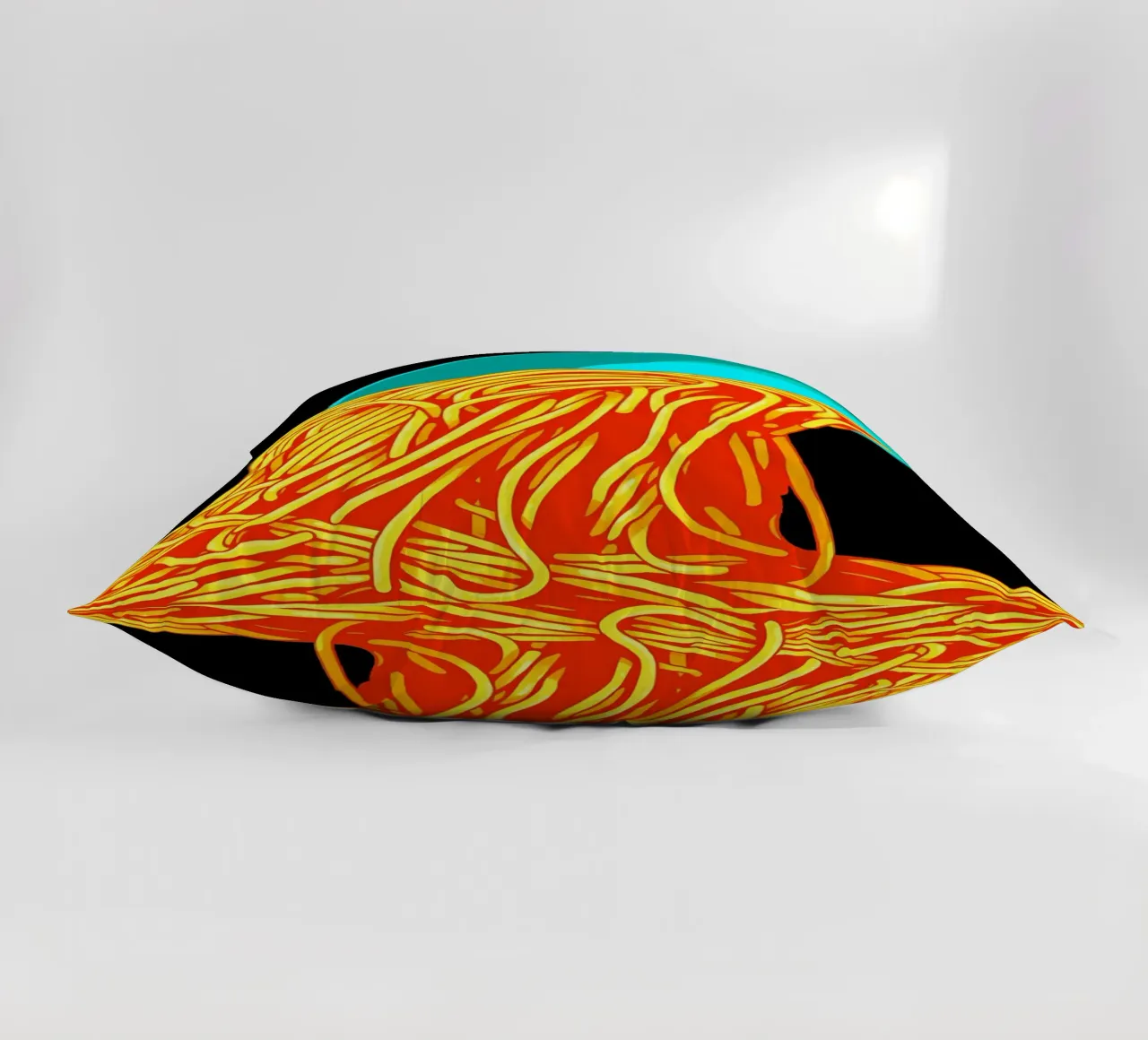 Spaghetti - Pop Art cuscino da ColorCrash Gallery