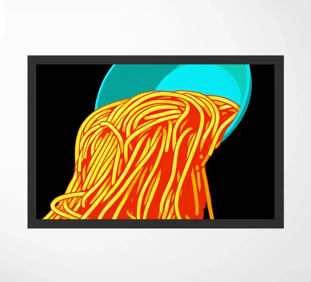 Spaghetti - Pop Art zerbino da ColorCrash Gallery
