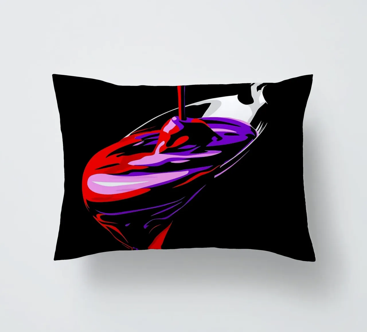Cucchiaio che gocciola - Pop Art cuscino da ColorCrash Gallery