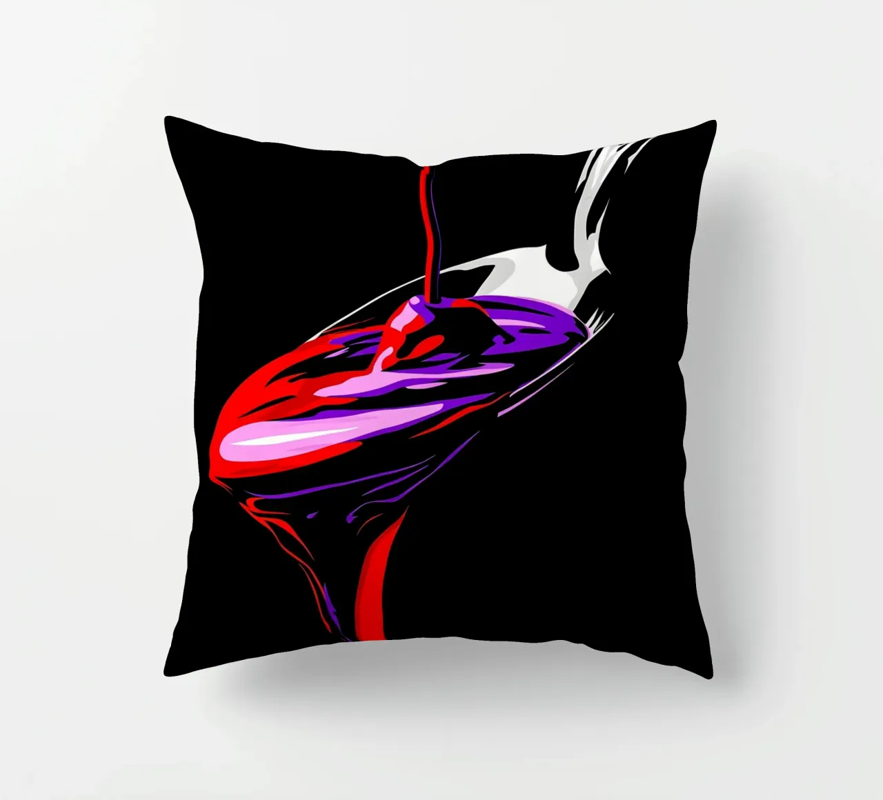 Cucchiaio che gocciola - Pop Art cuscino da ColorCrash Gallery