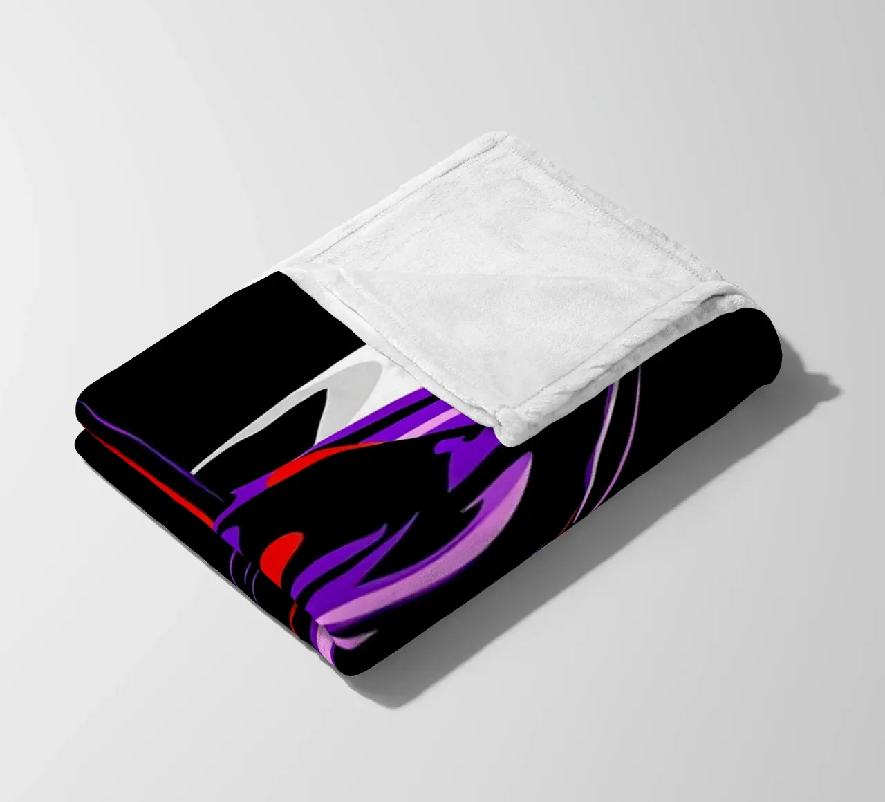 Cucchiaio che gocciola - Pop Art coperta in pile da ColorCrash Gallery