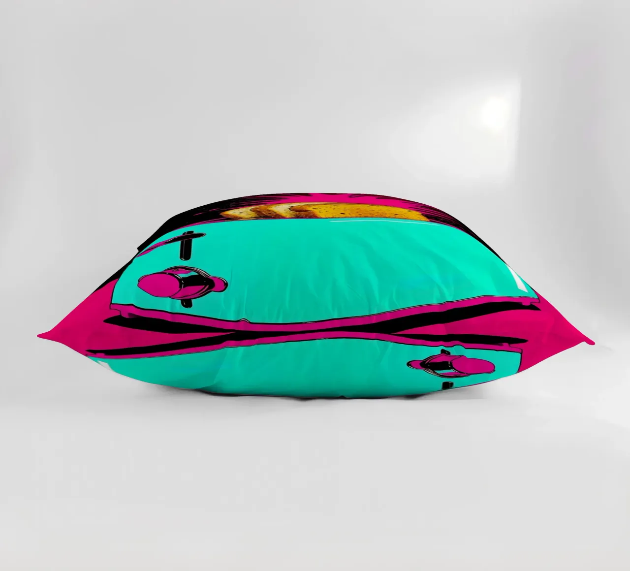 Tostapane - Pop Art cuscino da ColorCrash Gallery