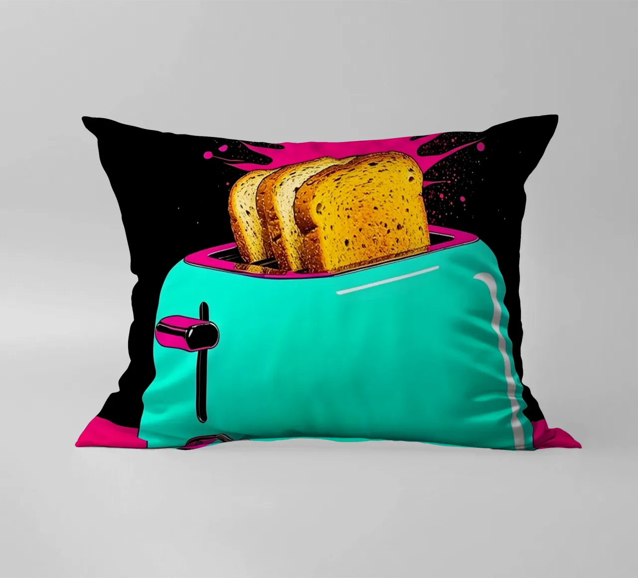 Tostapane - Pop Art cuscino da ColorCrash Gallery
