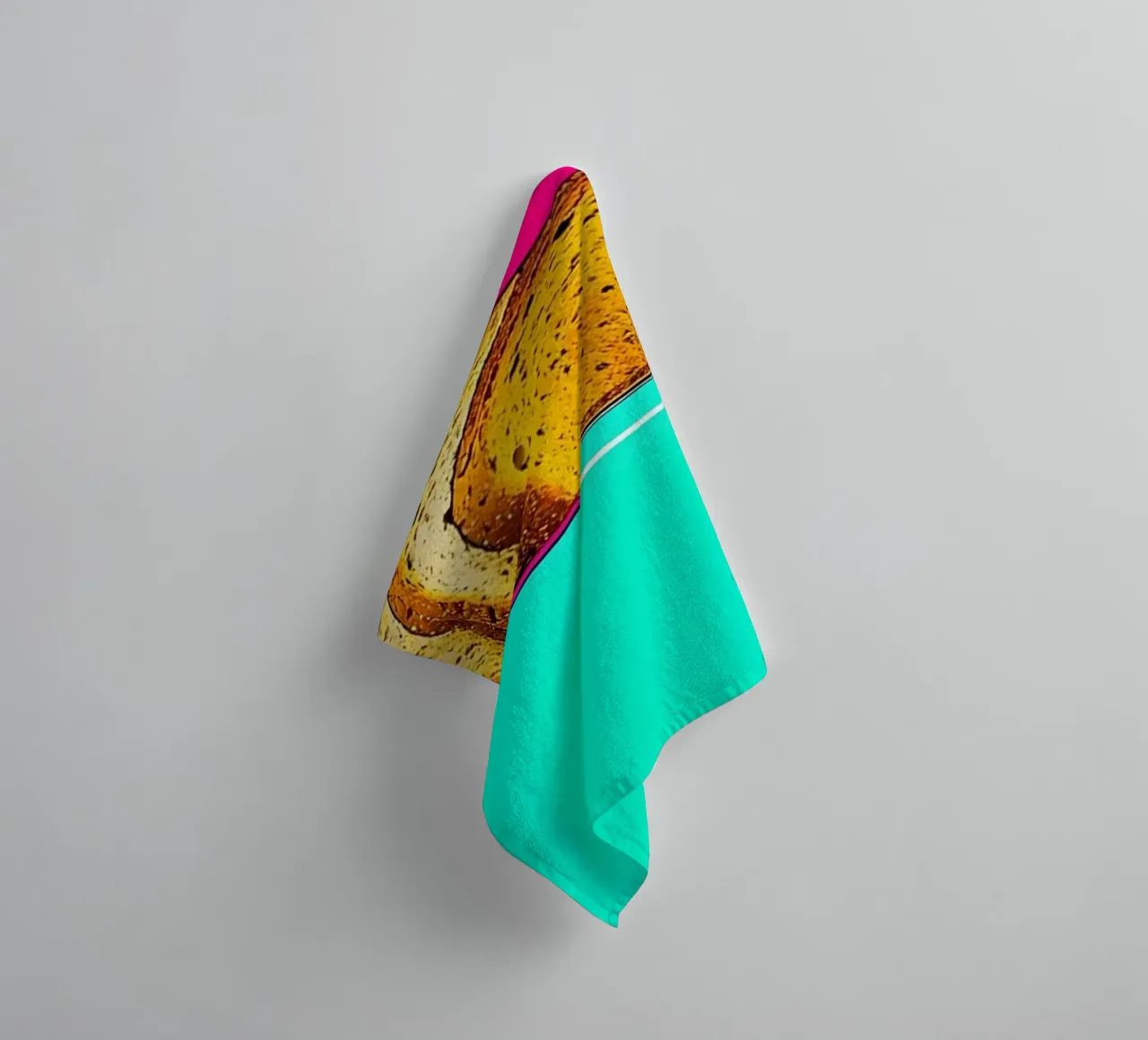 Tostapane - Pop Art asciugamano da bagno da ColorCrash Gallery