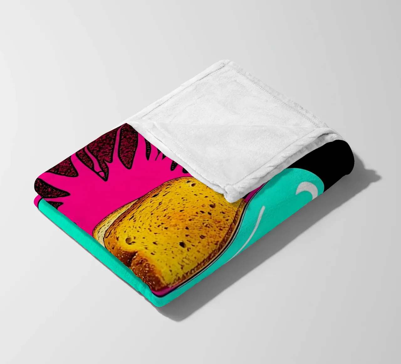 Tostapane - Pop Art coperta in pile da ColorCrash Gallery