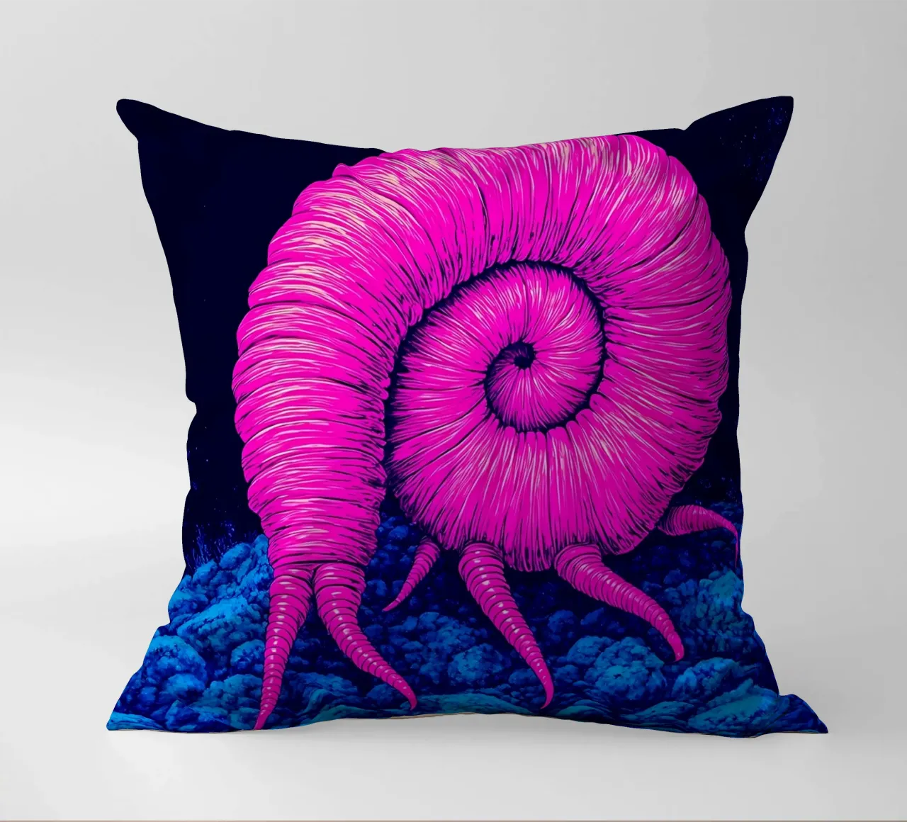 Nautilus - Pop Art cuscino da ColorCrash Gallery
