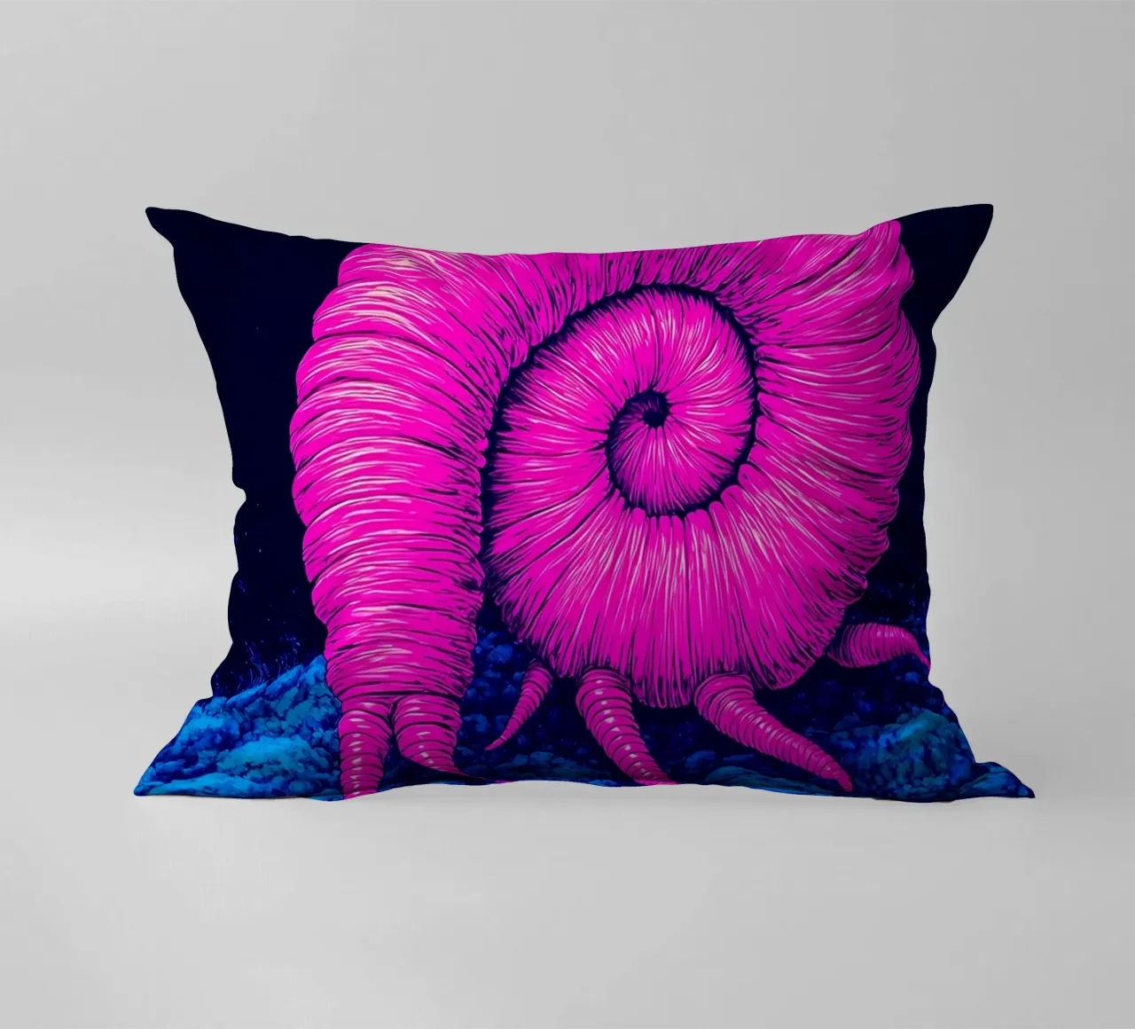 Nautilus - Pop Art cuscino da ColorCrash Gallery