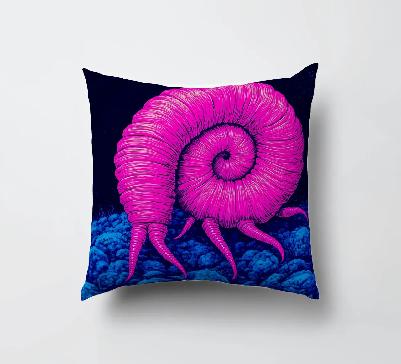 Nautilus - Pop Art cuscino da ColorCrash Gallery