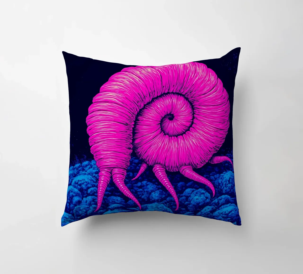 Nautilus - Pop Art cuscino da ColorCrash Gallery
