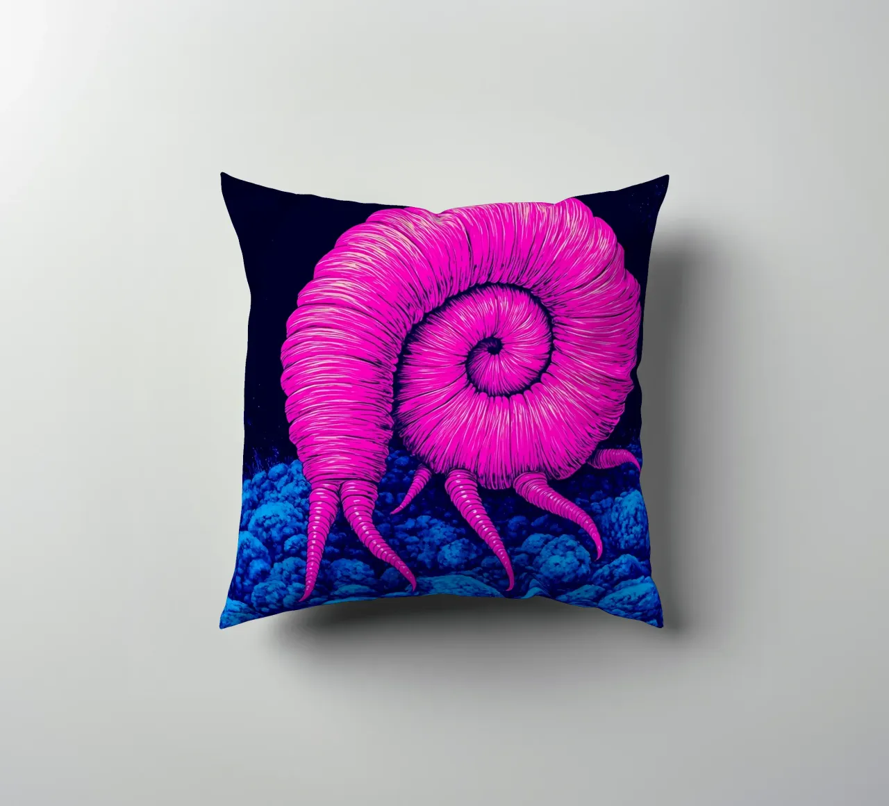 Nautilus - Pop Art cuscino da ColorCrash Gallery