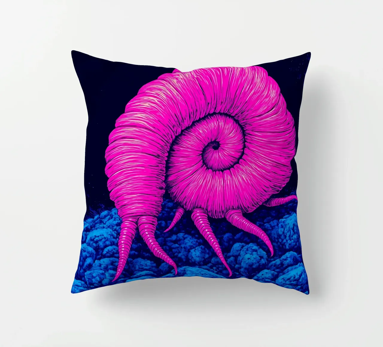 Nautilus - Pop Art cuscino da ColorCrash Gallery