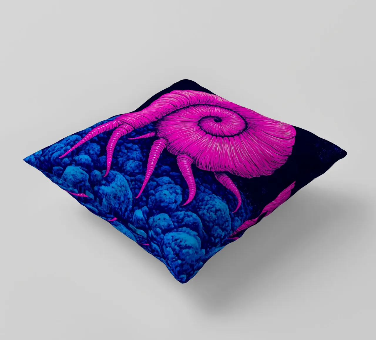 Nautilus - Pop Art cuscino da ColorCrash Gallery
