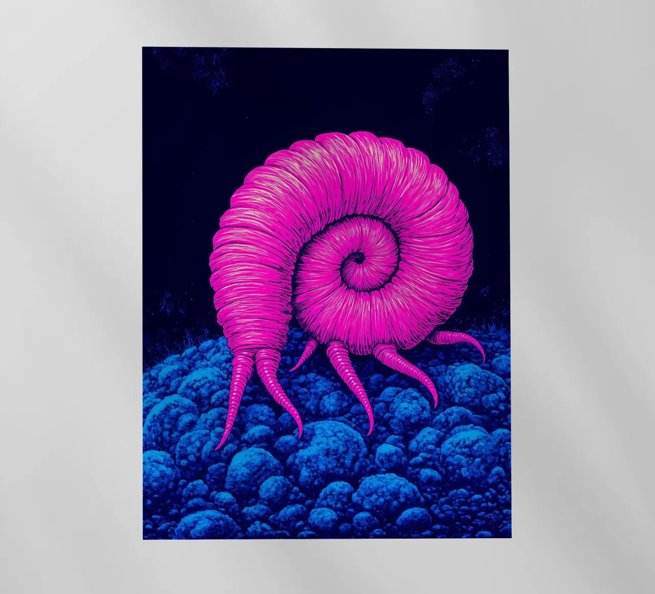 Nautilus - Pop Art pellicola backlit da ColorCrash Gallery