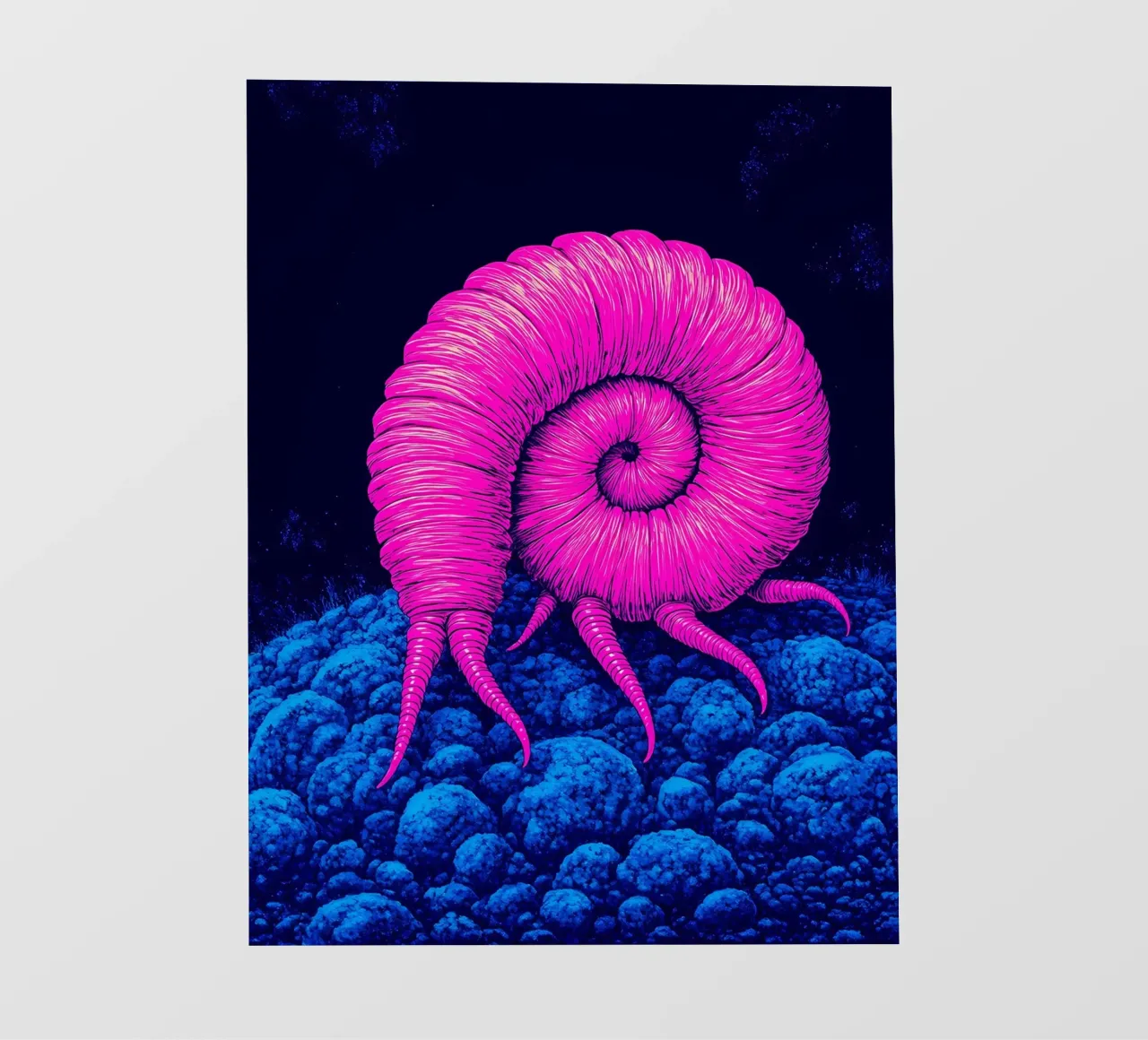 Nautilus - Pop Art pellicola backlit da ColorCrash Gallery