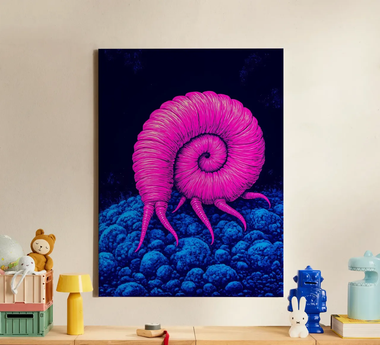 Nautilus - Pop Art canvas by ColorCrash Gallery
