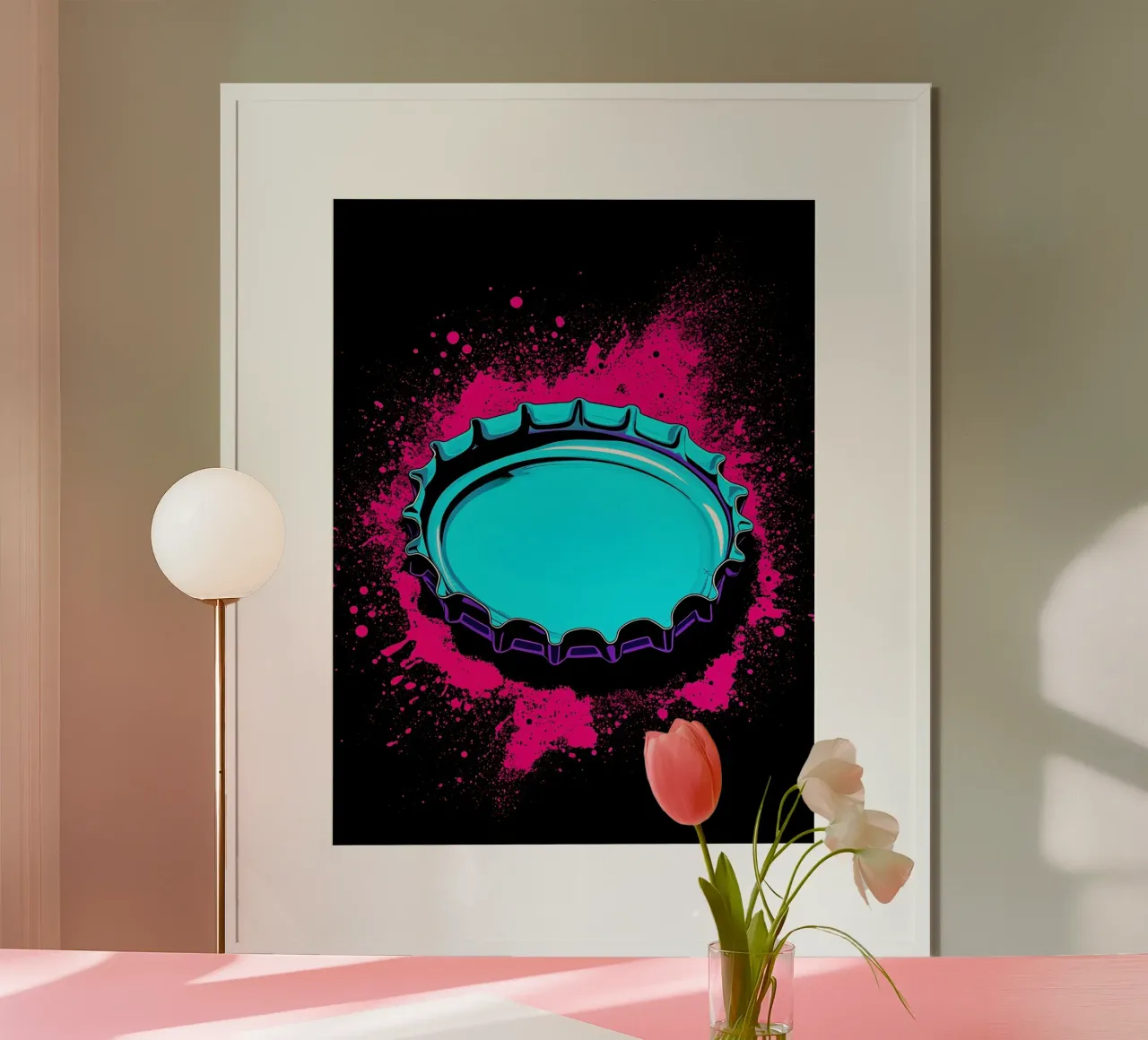 Tappo di bottiglia - Pop Art poster da ColorCrash Gallery