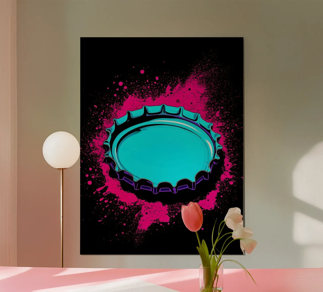 Tappo di bottiglia - Pop Art poster da ColorCrash Gallery