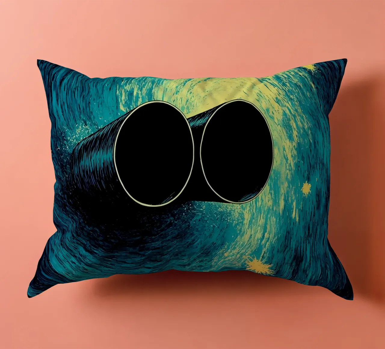 Telescopi spaziali - Pop Art cuscino da ColorCrash Gallery