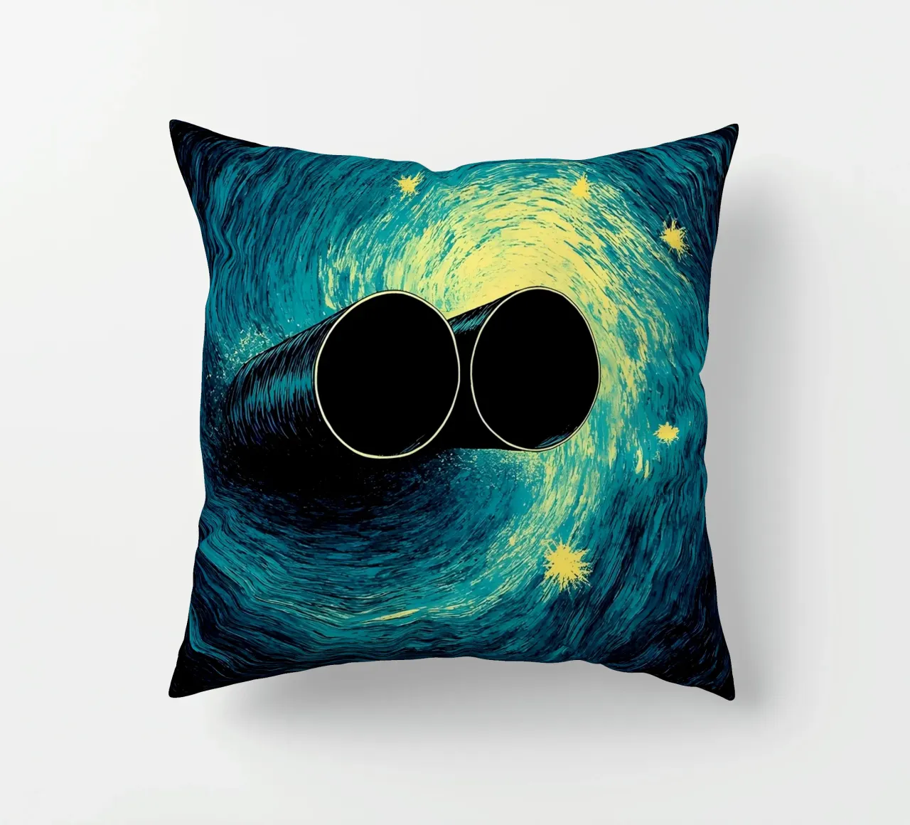 Telescopi spaziali - Pop Art cuscino da ColorCrash Gallery